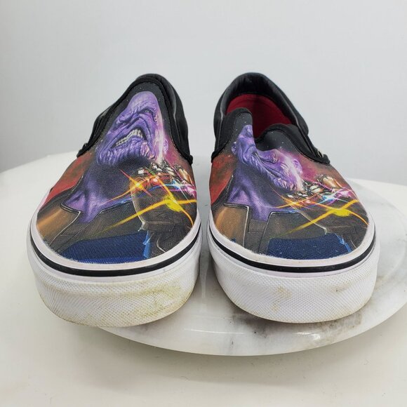 Vans X Avengers Marvel Thanos Infinity War Gauntlet Slip On Men's Shoes 10.5 - Picture 10 of 13